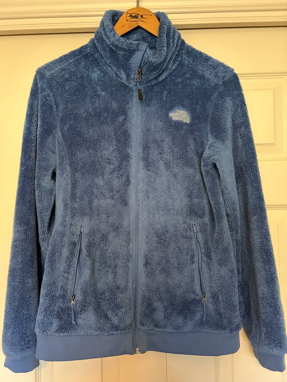 The North Face Women’s Blue Plush Fleece Full-Zip Jacket
